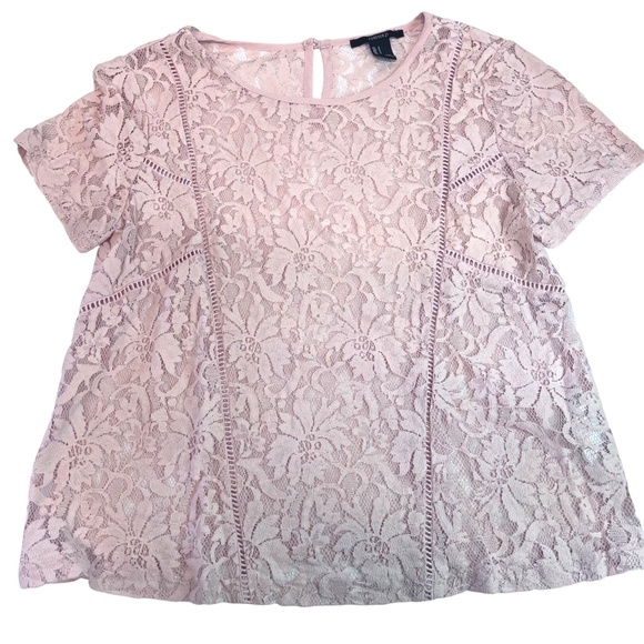Ladies Lace Top By Forever 21, Size Small - Picture 4 of 5